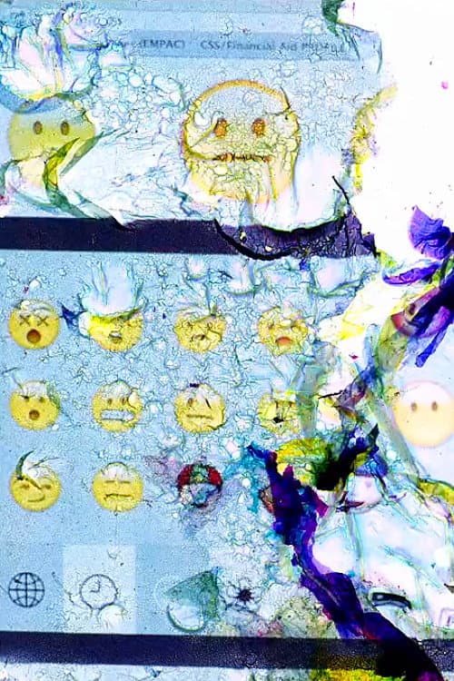 Emoji Piss Film backdrop