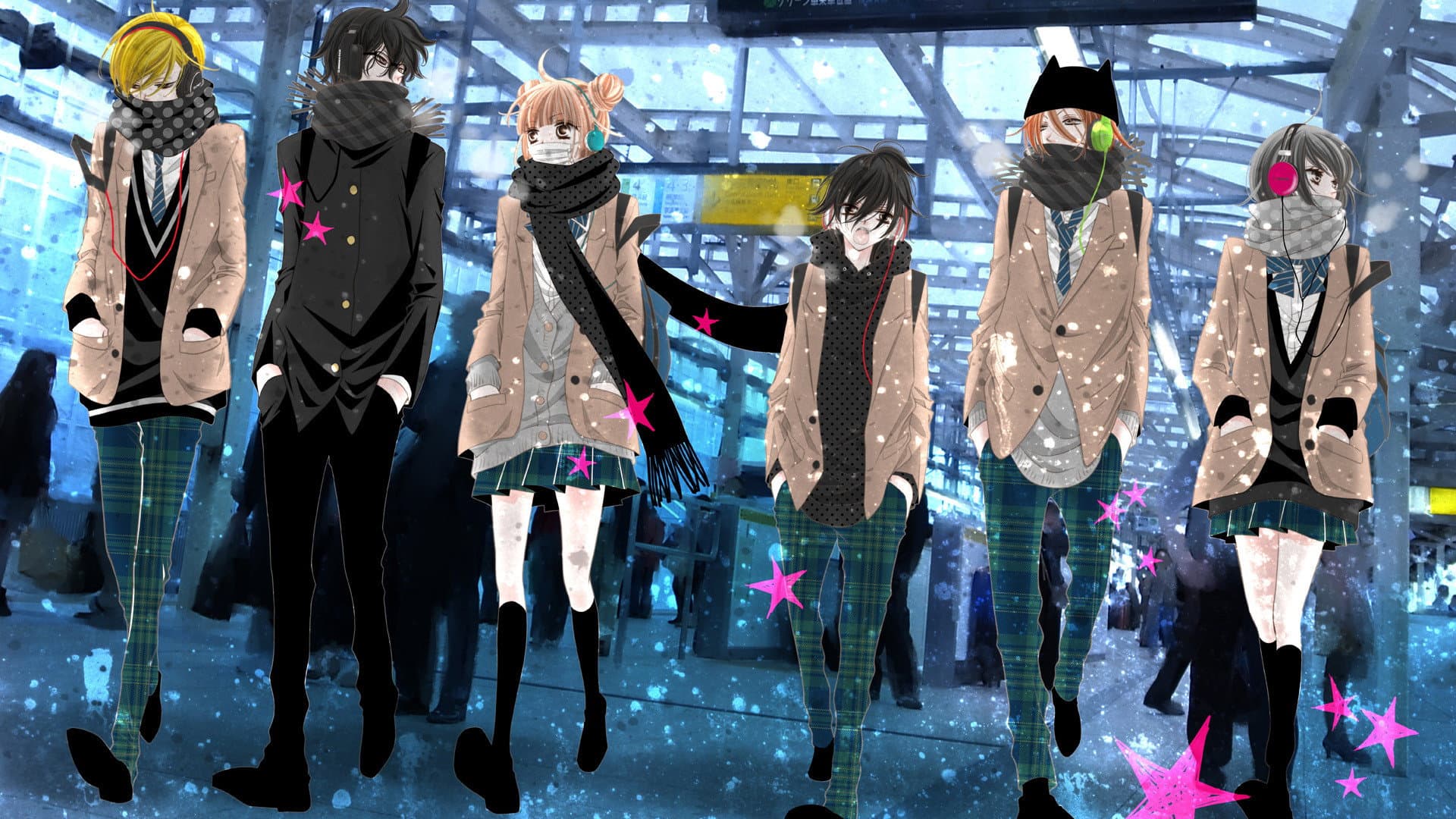 Anonymous Noise backdrop
