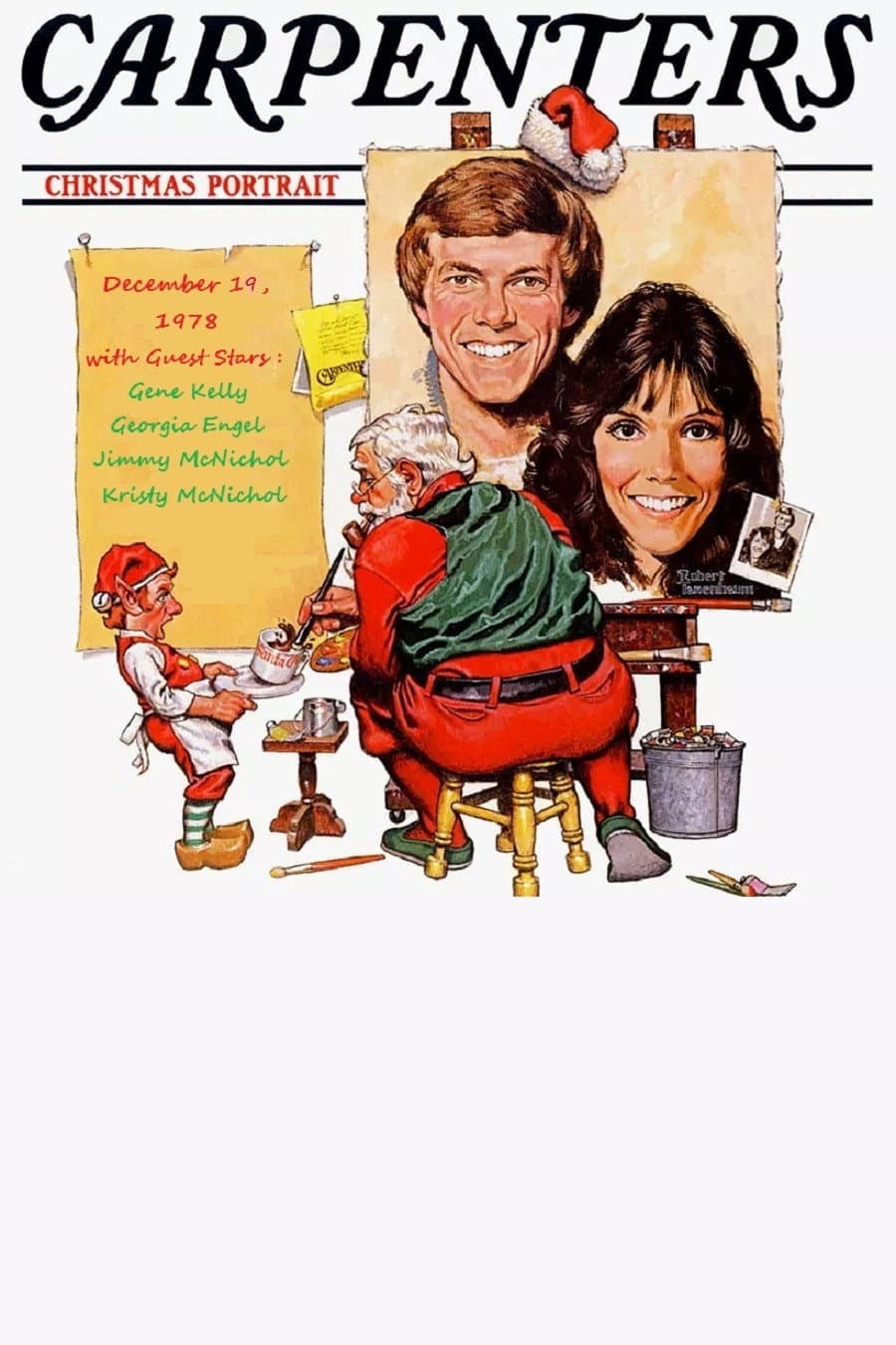 The Carpenters: A Christmas Portrait backdrop