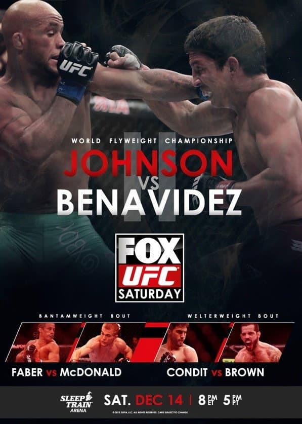 UFC on Fox 9: Johnson vs. Benavidez 2 backdrop