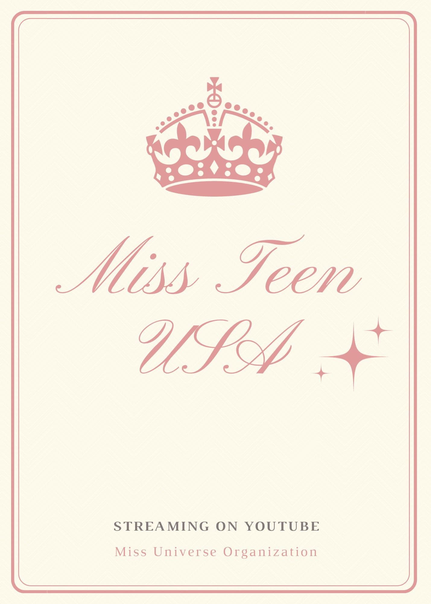 Miss Teen USA backdrop