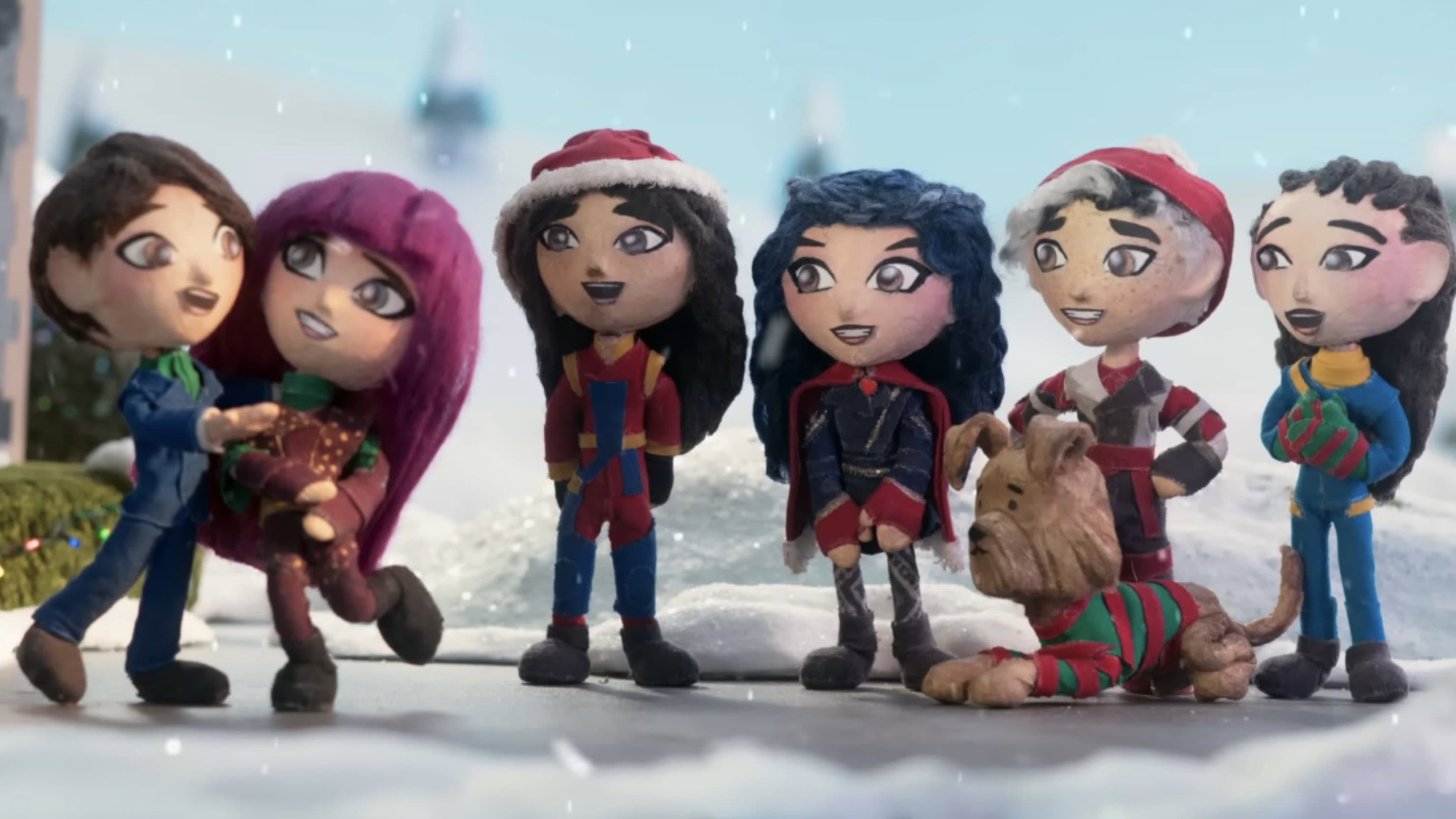 Descendants 2: A Rotten Holiday backdrop
