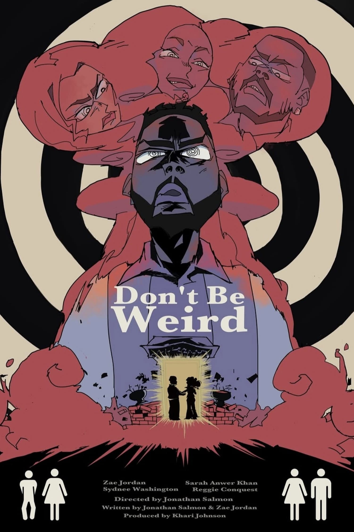 Don't Be Weird backdrop