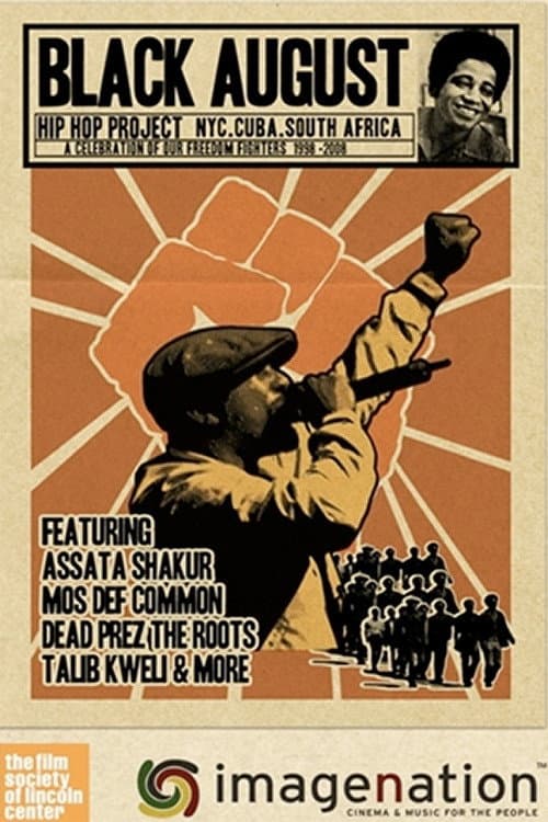 The Black August Hip Hop Project backdrop