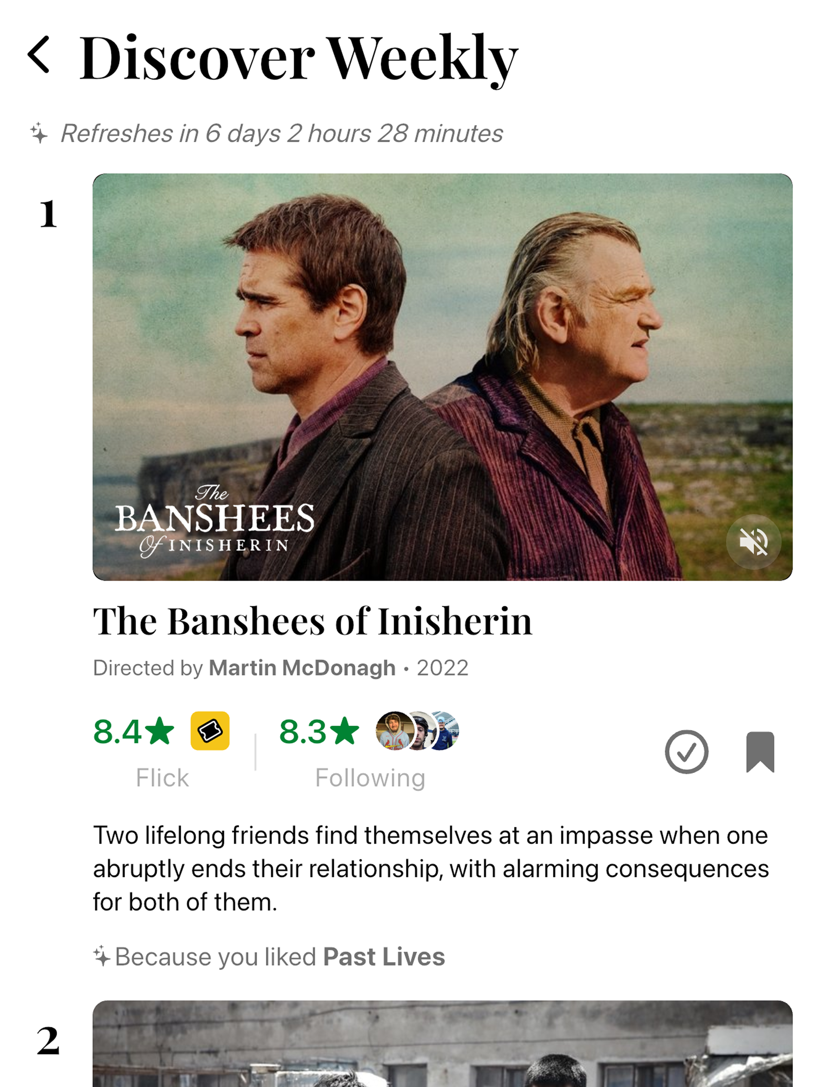 Flick Discover Weekly Feature